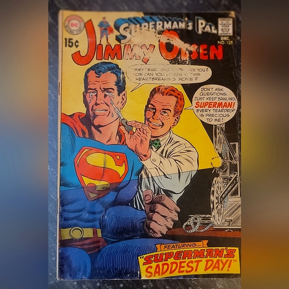 Vintage Superman's Pal Jimmy Olsen Comic Book Dec. NO.125 low grade - Picture 1 of 6